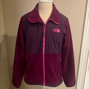 The North Face Women's Fleece Jacket - Purple and Pink